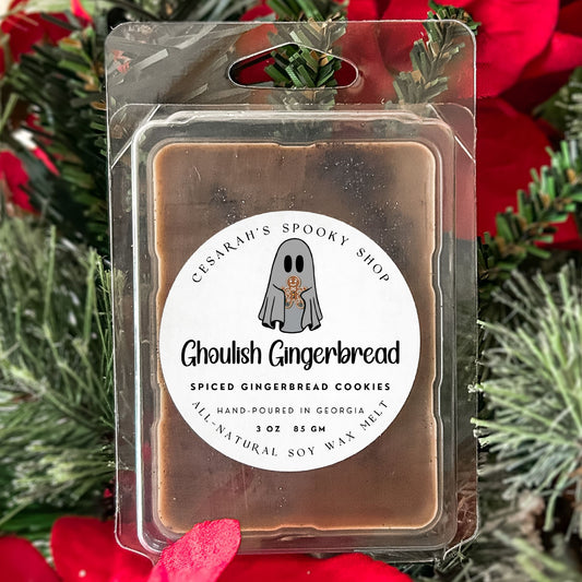 Ghoulish Gingerbread Wax Melt (Spiced Gingerbread Cookies)