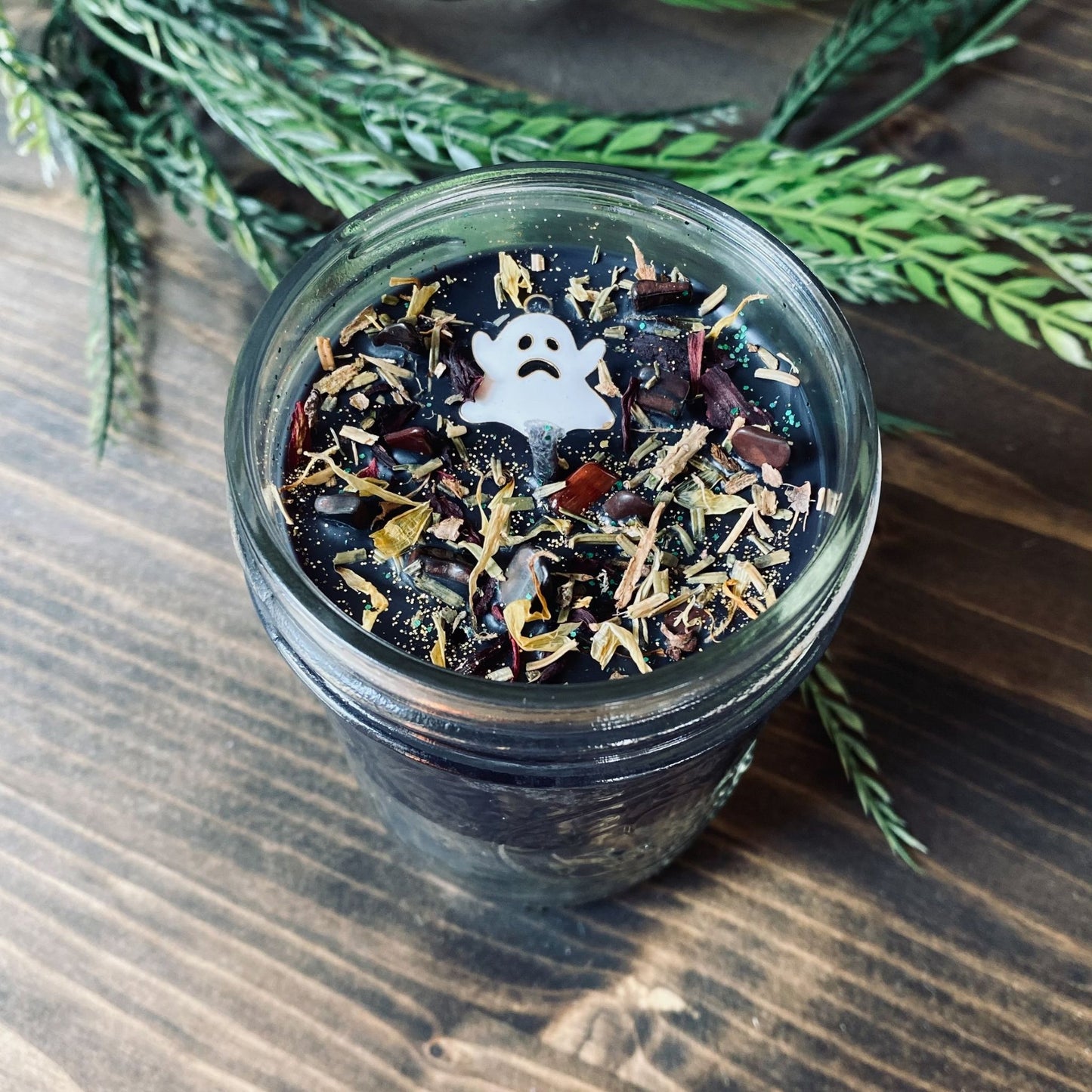 Ghost Stories Candle (Marshmallow Firewood) Cesarah's Spooky Shop