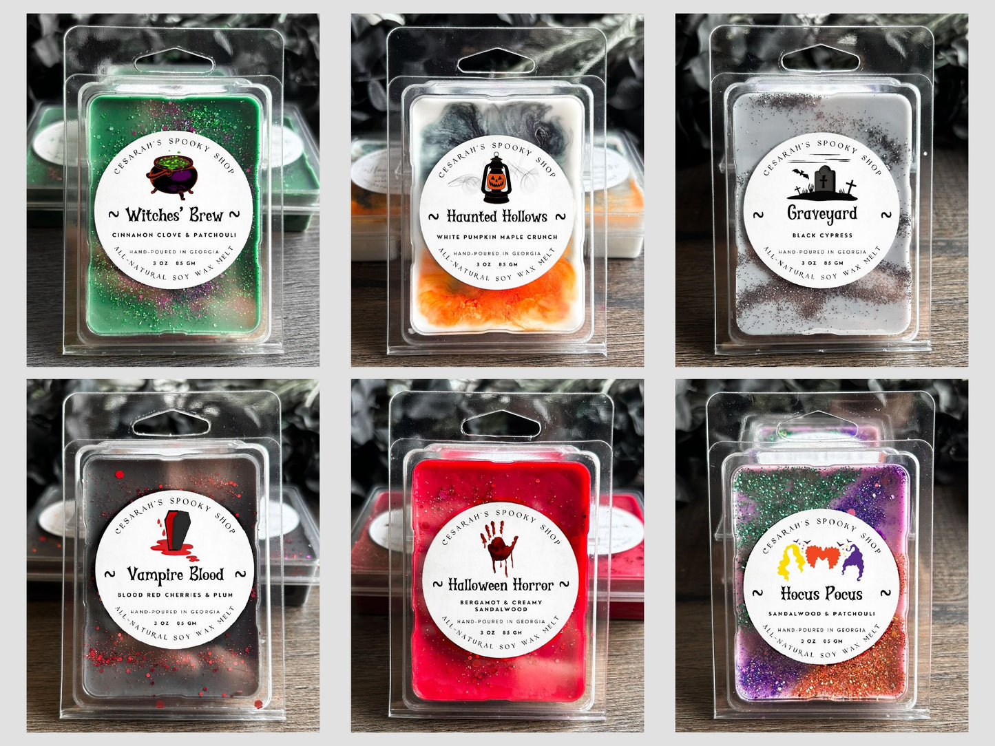 Halloween & Fall Wax Melts Cesarah's Spooky Shop