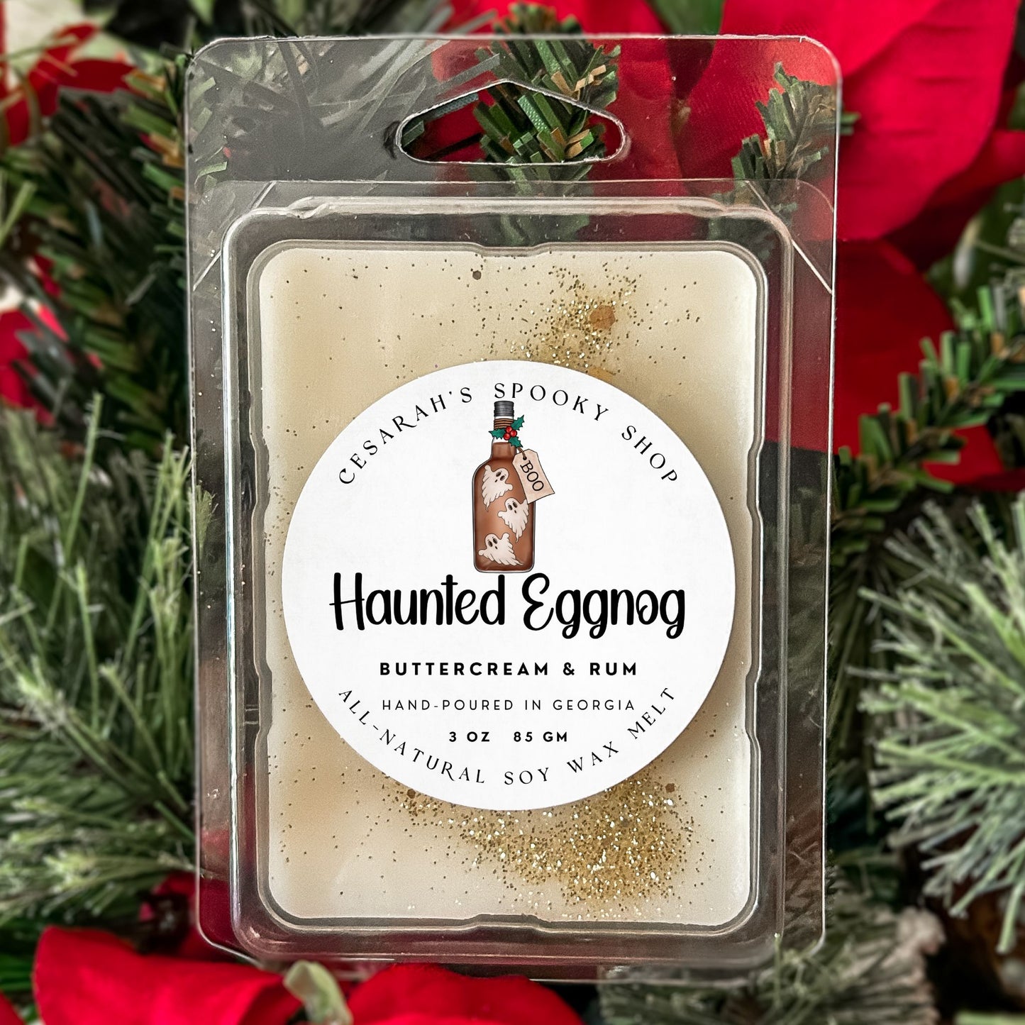 Haunted Eggnog Wax Melt (Buttercream & Rum)