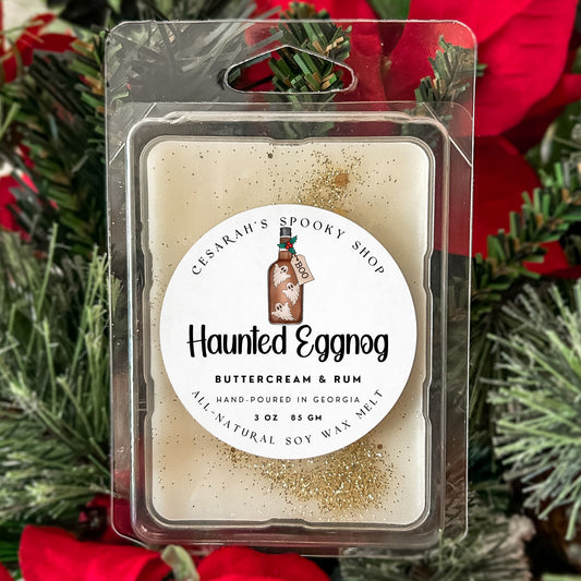 Haunted Eggnog Wax Melt (Buttercream & Rum)