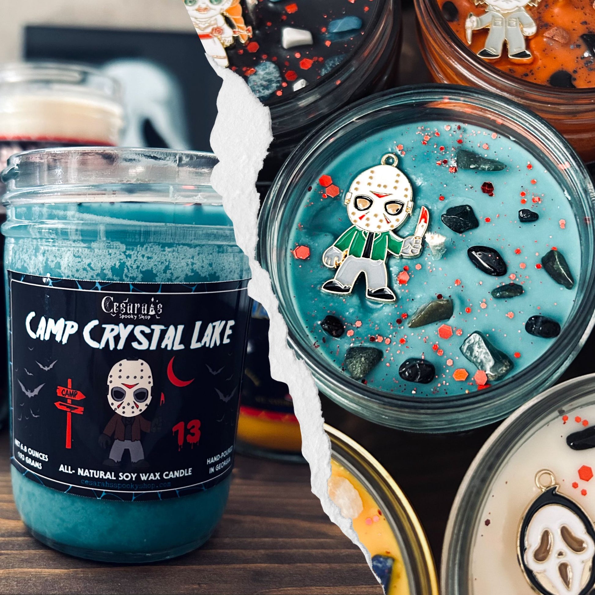 Horror Movie Candles Cesarah's Spooky Shop