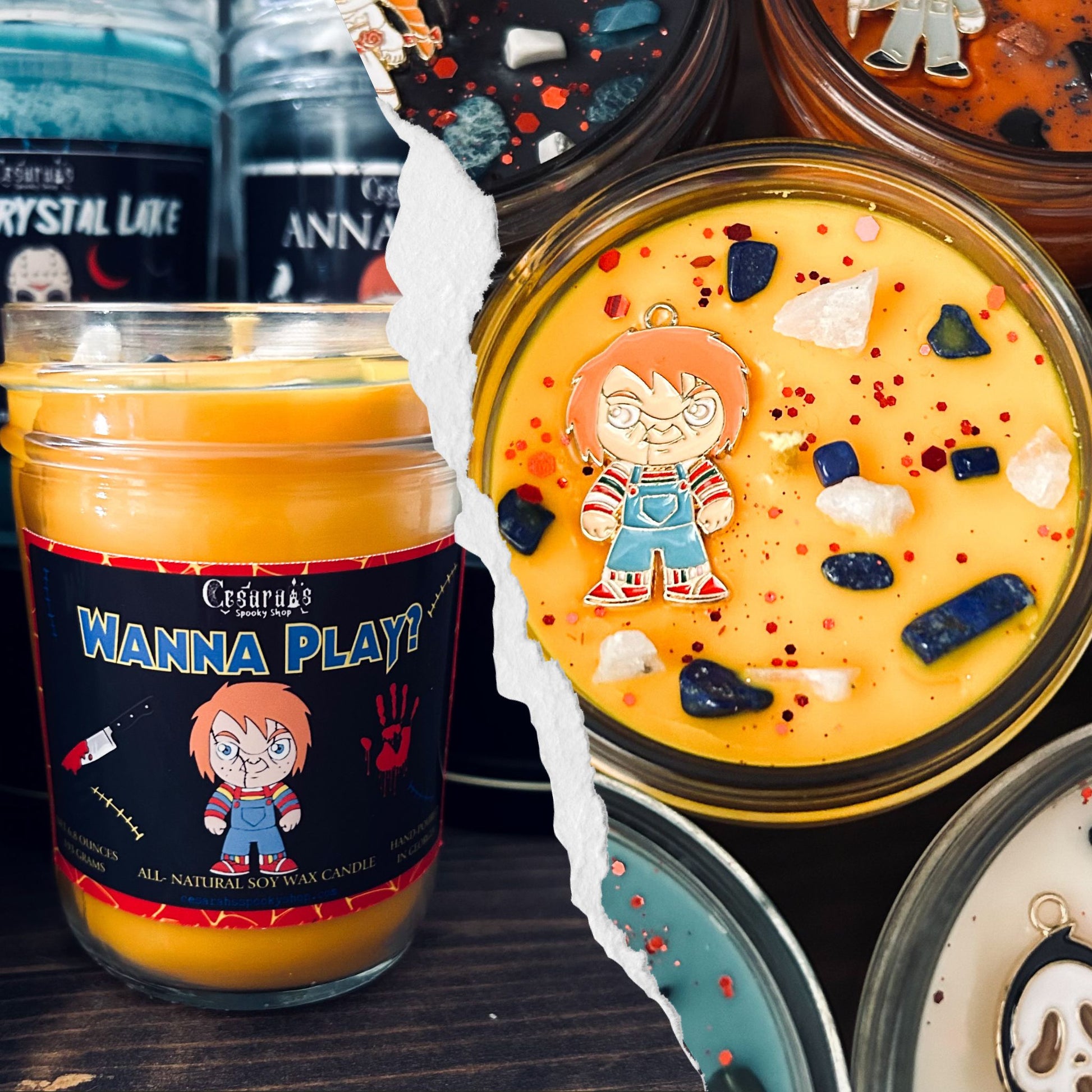 Horror Movie Candles Cesarah's Spooky Shop