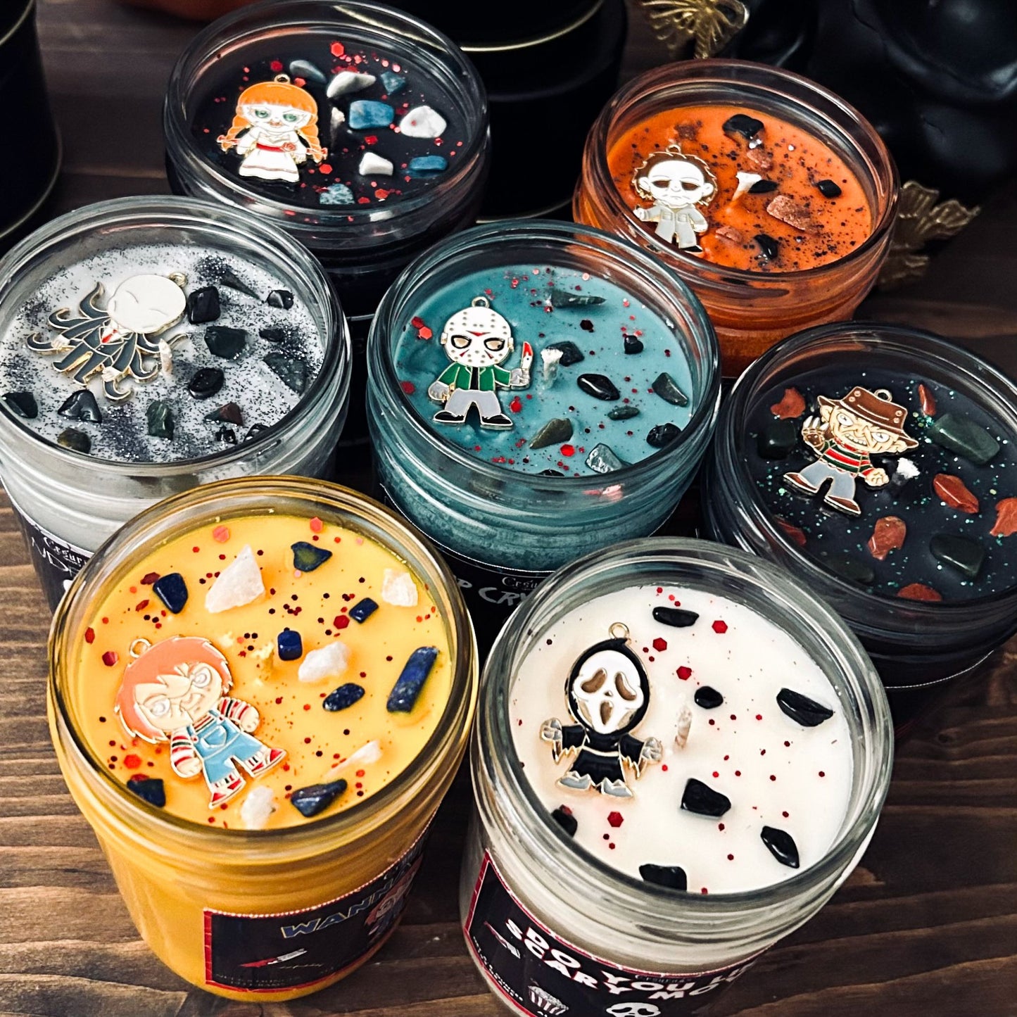 Horror Movie Candles Cesarah's Spooky Shop