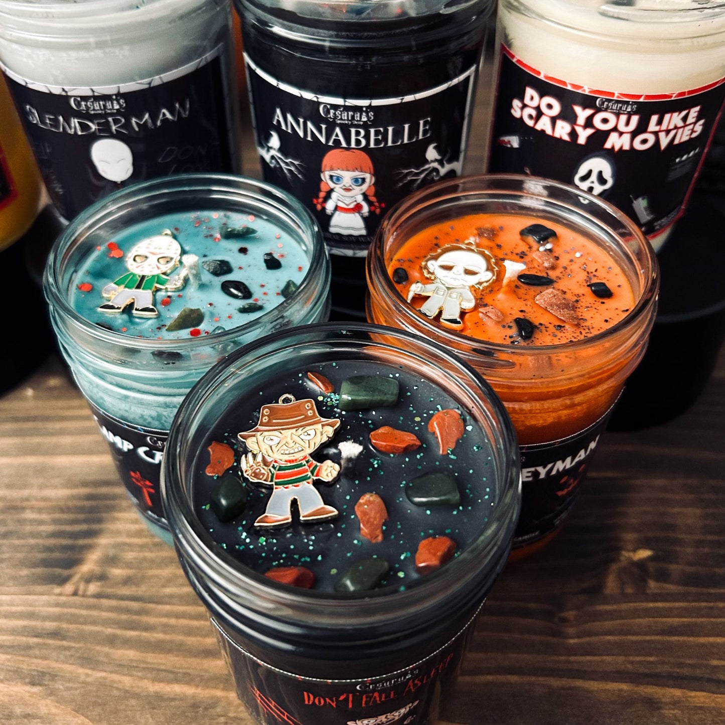 Horror Movie Candles Cesarah's Spooky Shop