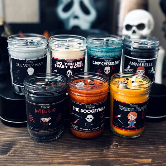 Horror Movie Candles Cesarah's Spooky Shop