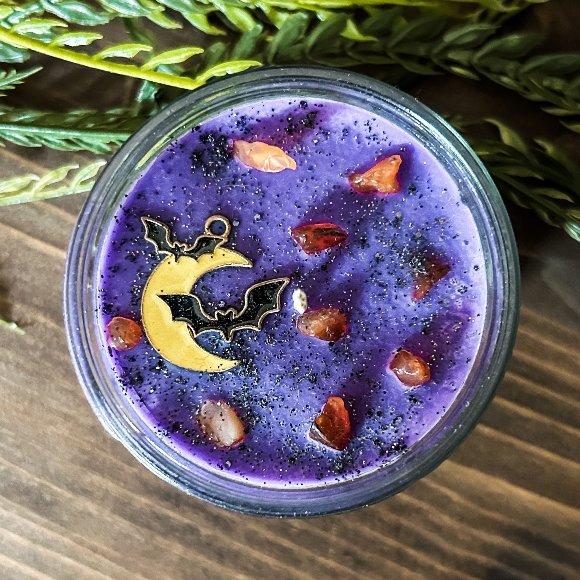 4oz Halloween Night Candle (Pumpkin & Tonka Bean) Cesarah's Spooky Shop