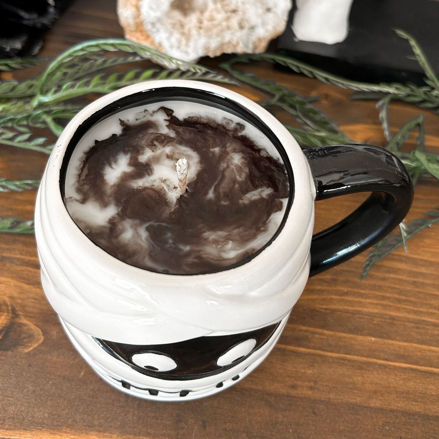 Halloween Mummy Mug Candle