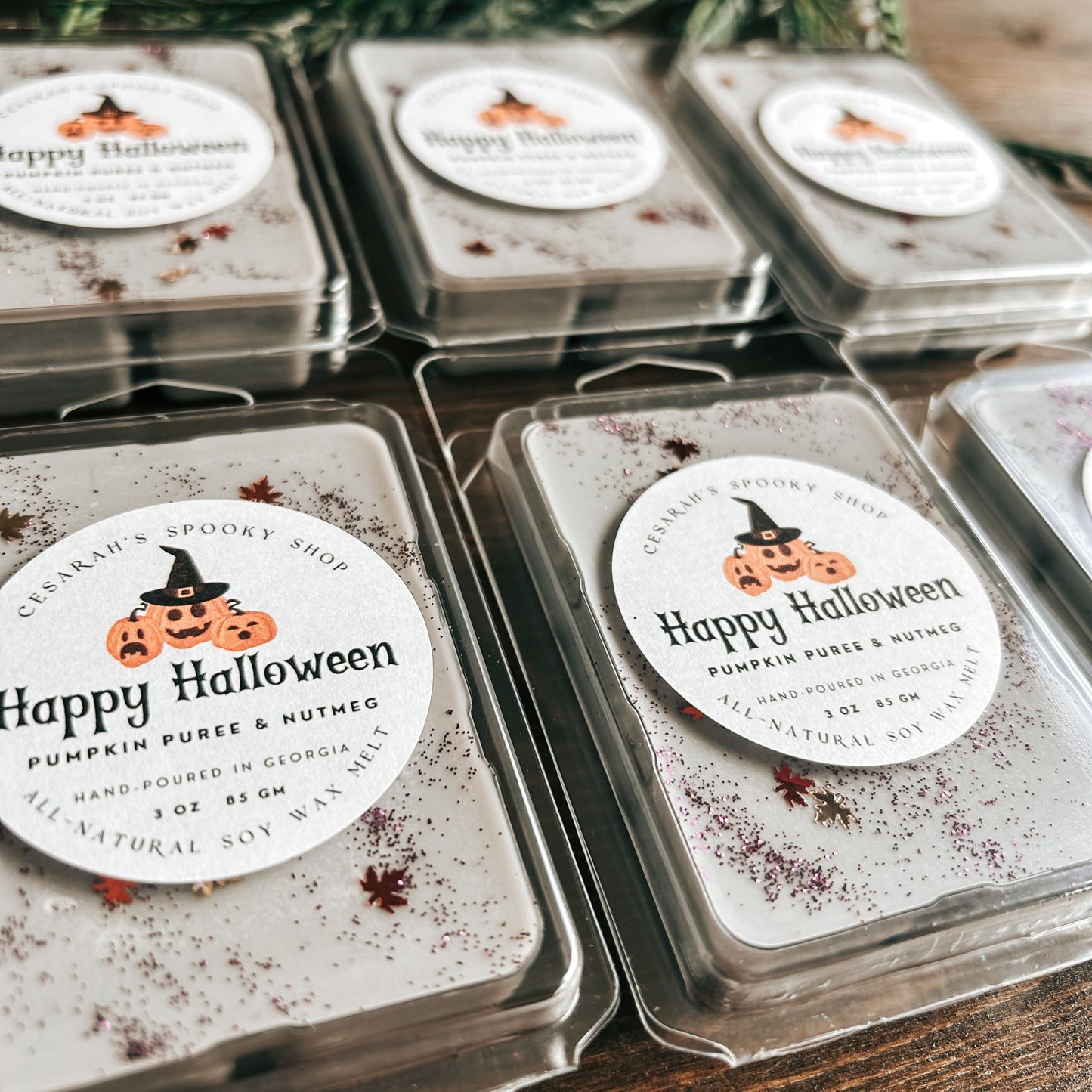 Happy Halloween Wax Melt (Pumpkin Puree & Nutmeg)