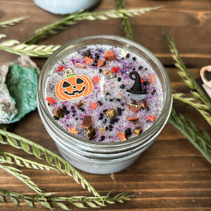 Happy Halloween Candle Cesarah's Spooky Shop