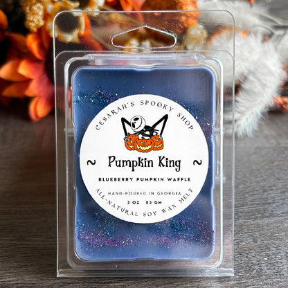 Pumpkin King Wax Melt (Blueberry Pumpkin Waffle) Cesarah's Spooky Shop
