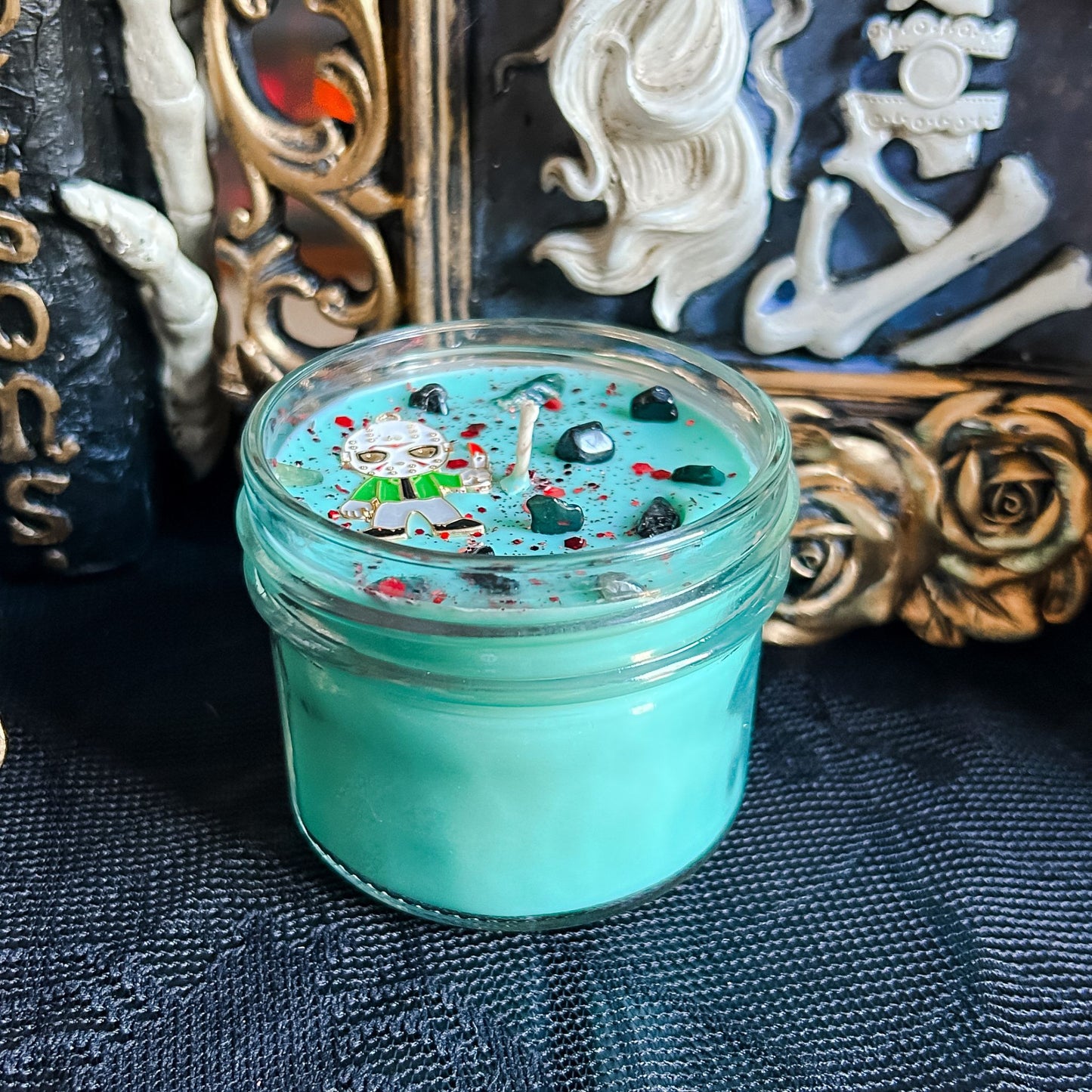 Camp Crystal Lake Candle Cesarah's Spooky Shop