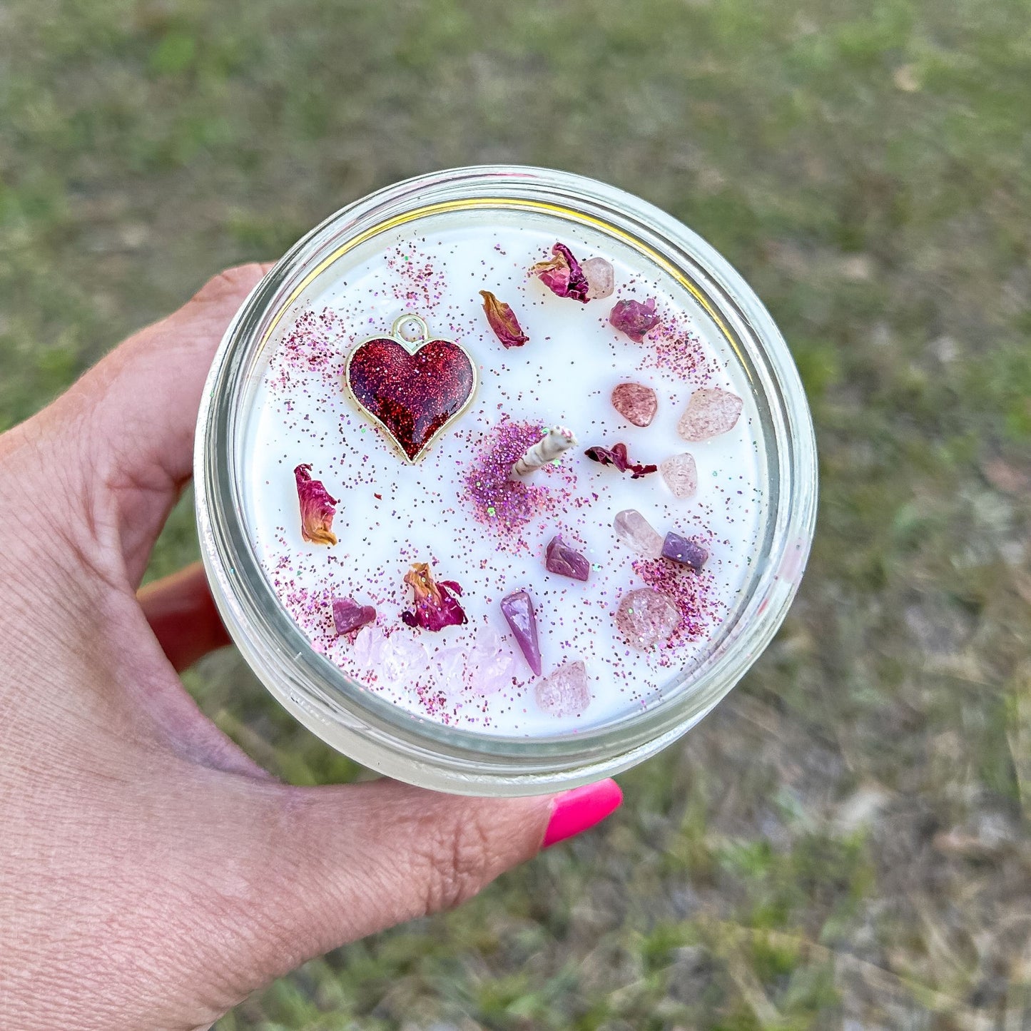 Love Spell Candle (White Lily & Musk)