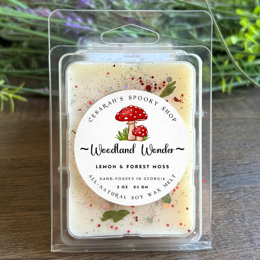 Mushroom Magic Wax Melt (Lemon & Forest Moss) Cesarah's Spooky Shop