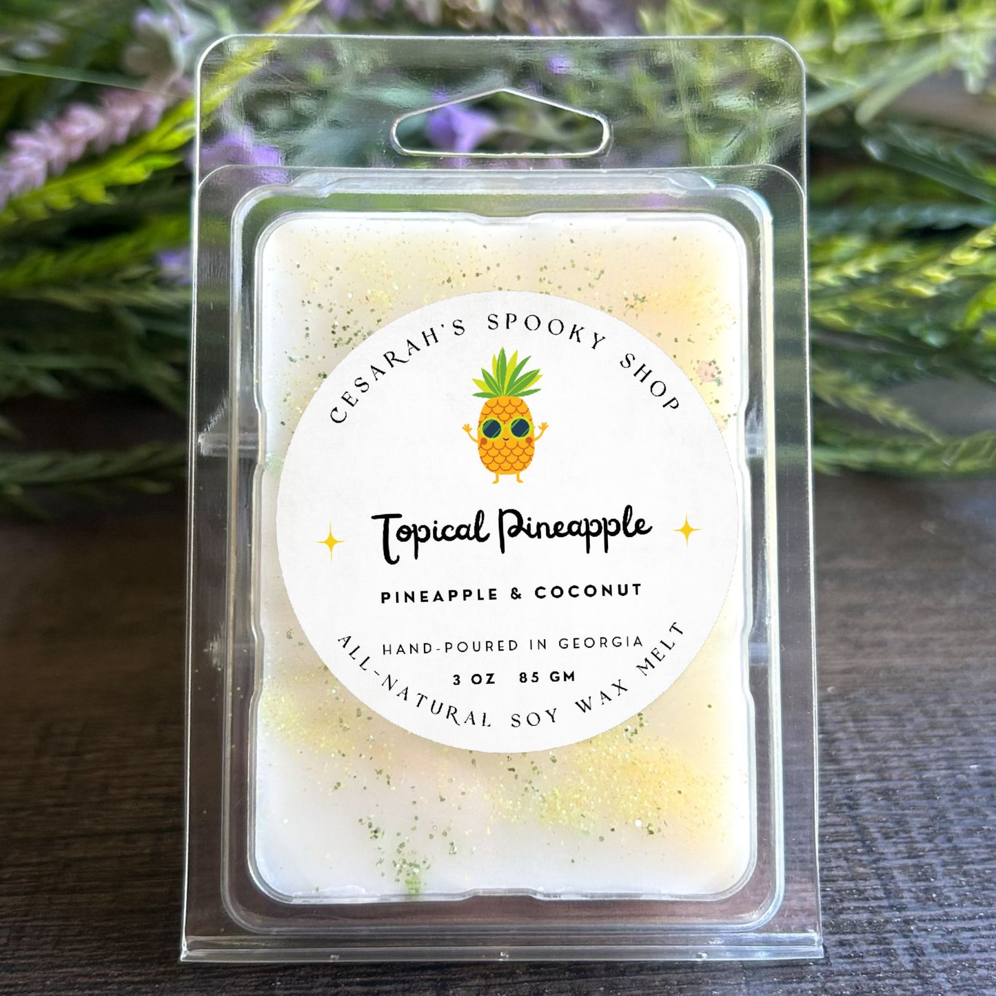 Tropical Pineapple Wax Melt (Pineapple & Coconut) Cesarah's Spooky Shop