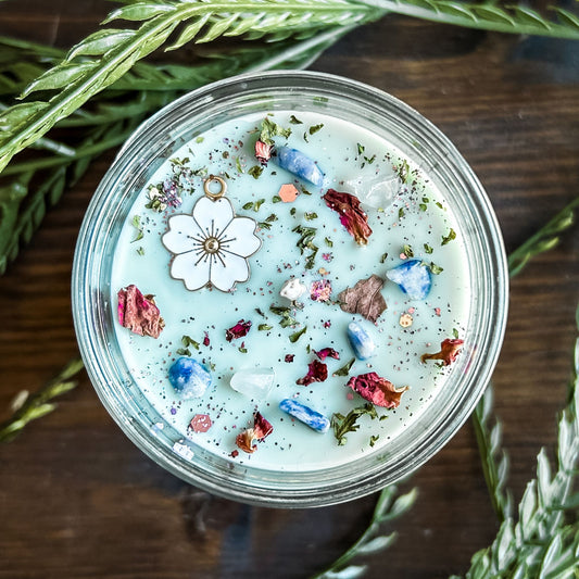 Ostara Candle (Cypress & Lavender)