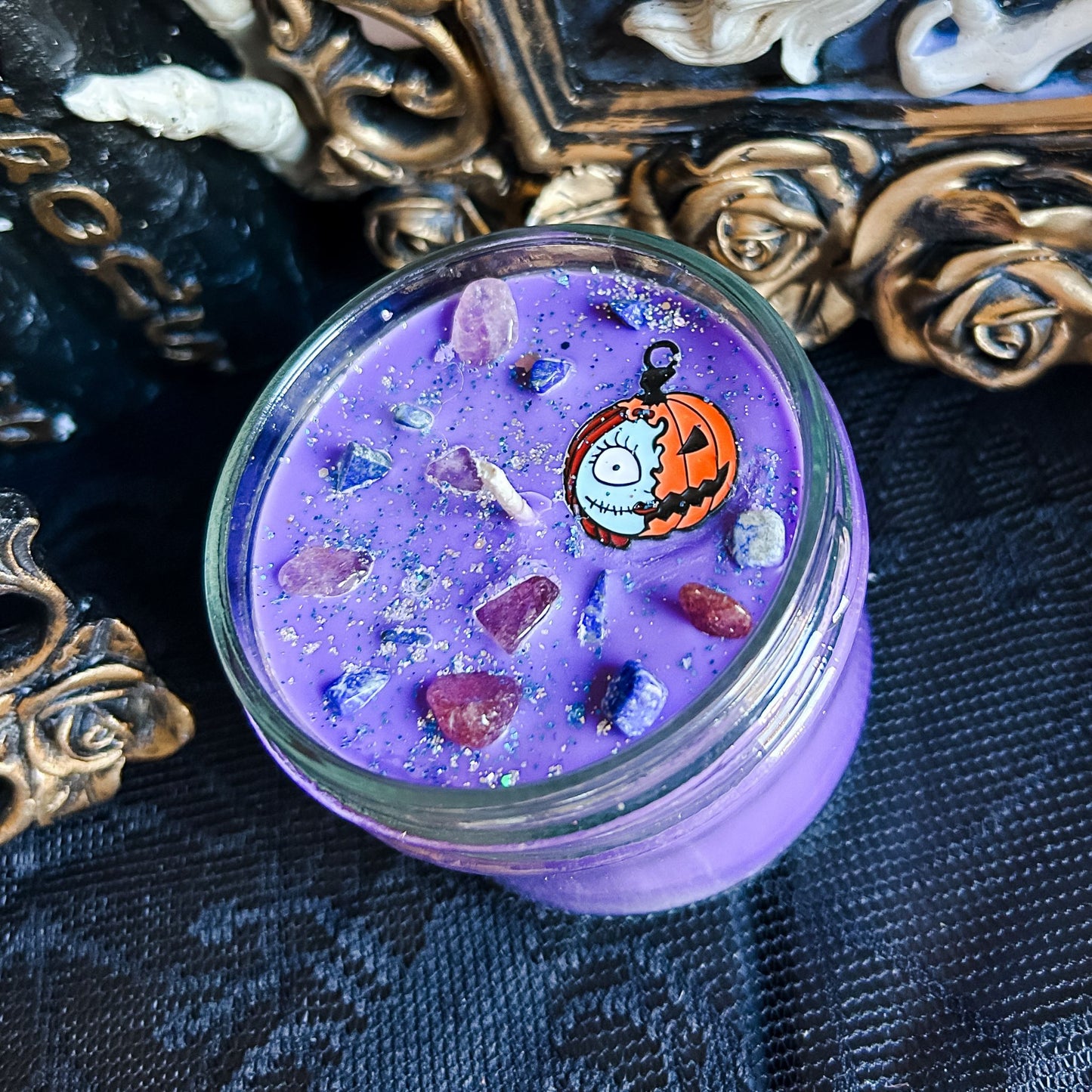 Pumpkin Queen Candle Cesarah's Spooky Shop