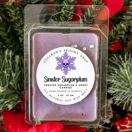 Sinister Sugarplum Wax Melt (Frosted Sugarplum & Sweet Candies)