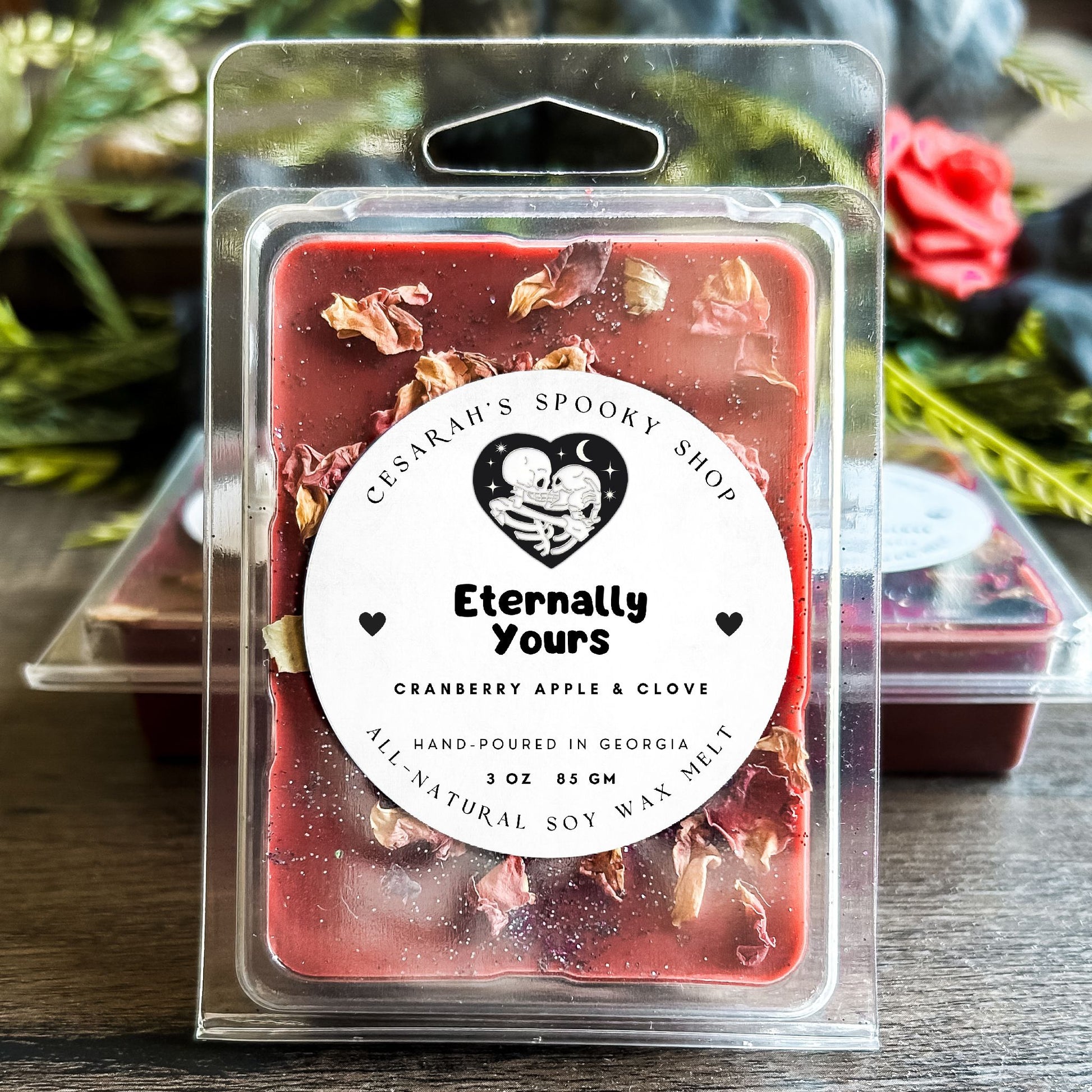 Eternally Yours Wax Melt (Cranberry Apple & Clove) Cesarah's Spooky Shop