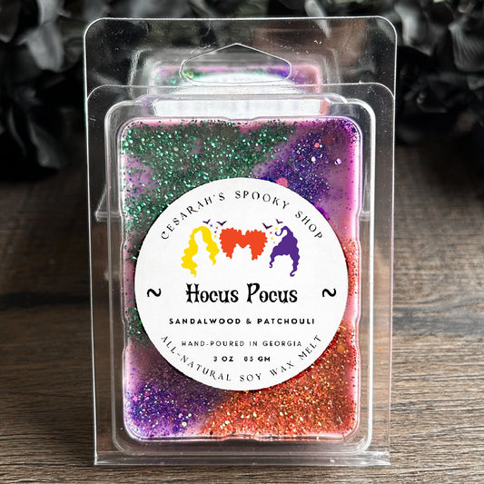 Hocus Pocus Wax Melt (Patchouli & Sandalwood) Cesarah's Spooky Shop