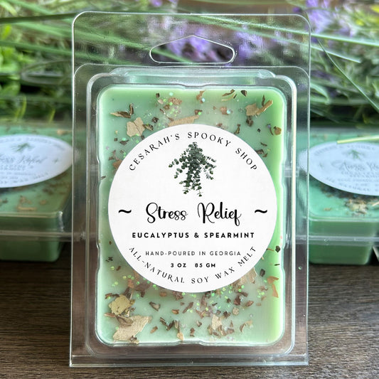 Stress Relief Wax Melt (Eucalyptus & Spearmint)
