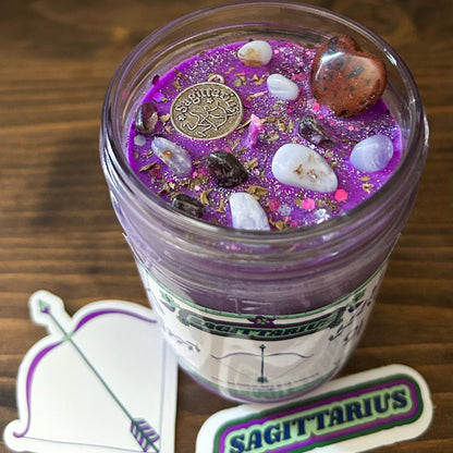 Sagittarius Zodiac Candle Cesarah's Spooky Shop