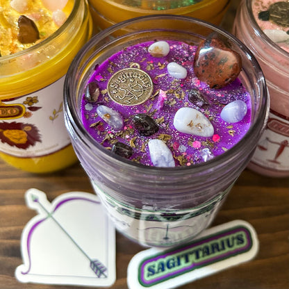 Sagittarius Zodiac Candle Cesarah's Spooky Shop