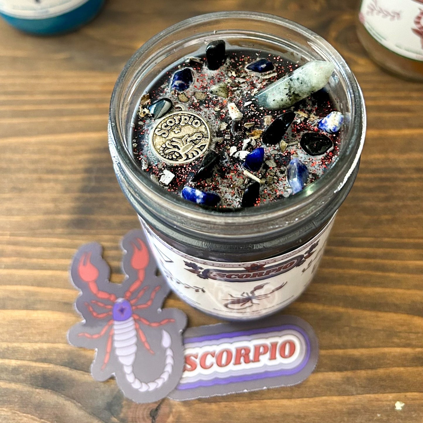 Scorpio Zodiac Candle Cesarah's Spooky Shop