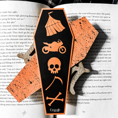 Scythe & Sparrow Inspired Bookmark Cesarah's Spooky Shop