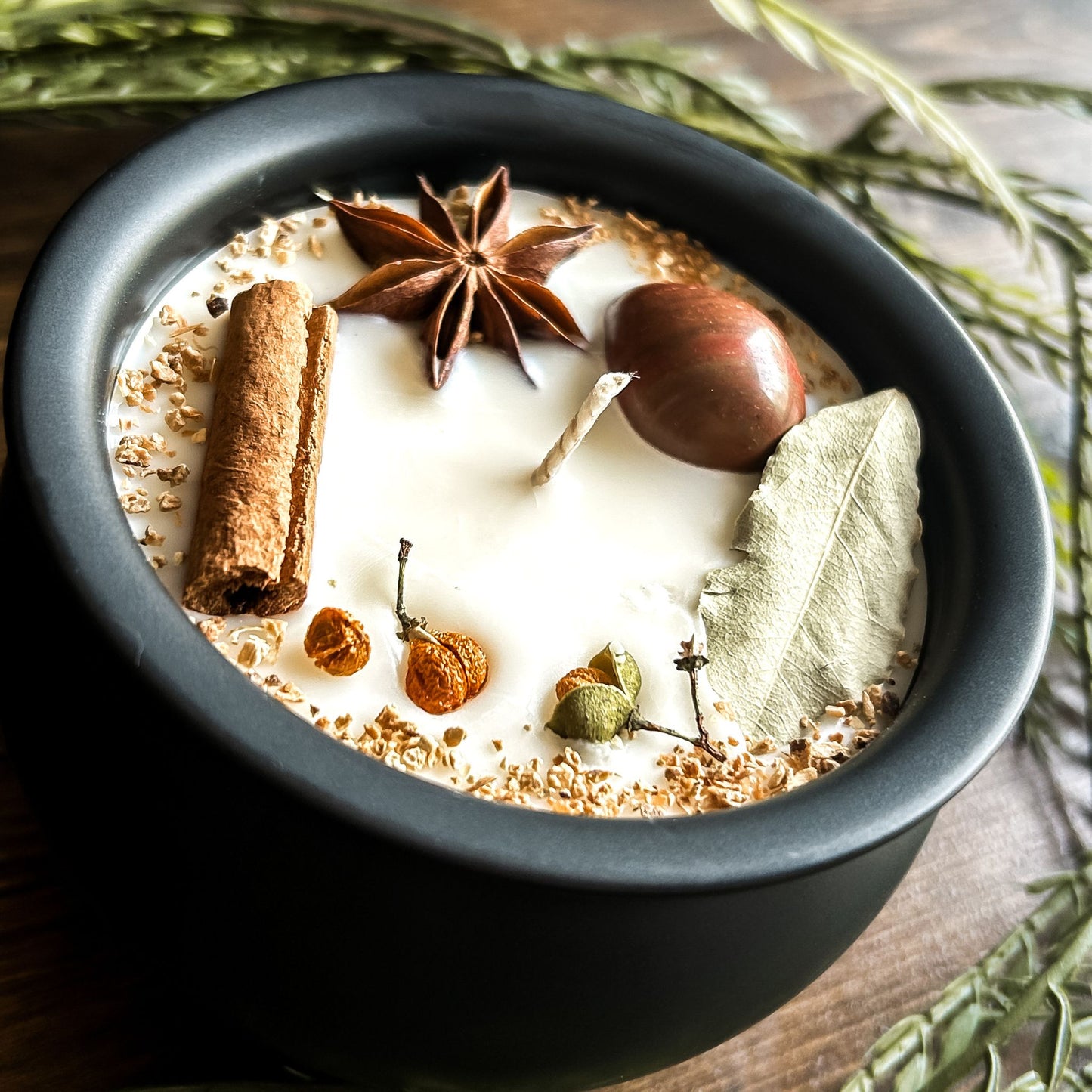 Simmer Pot Cauldron Candle (Lemon & Rosemary)