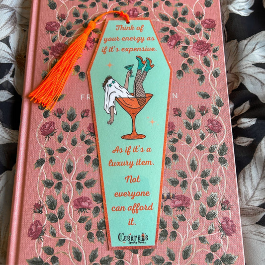 Expensive Energy Bookmark