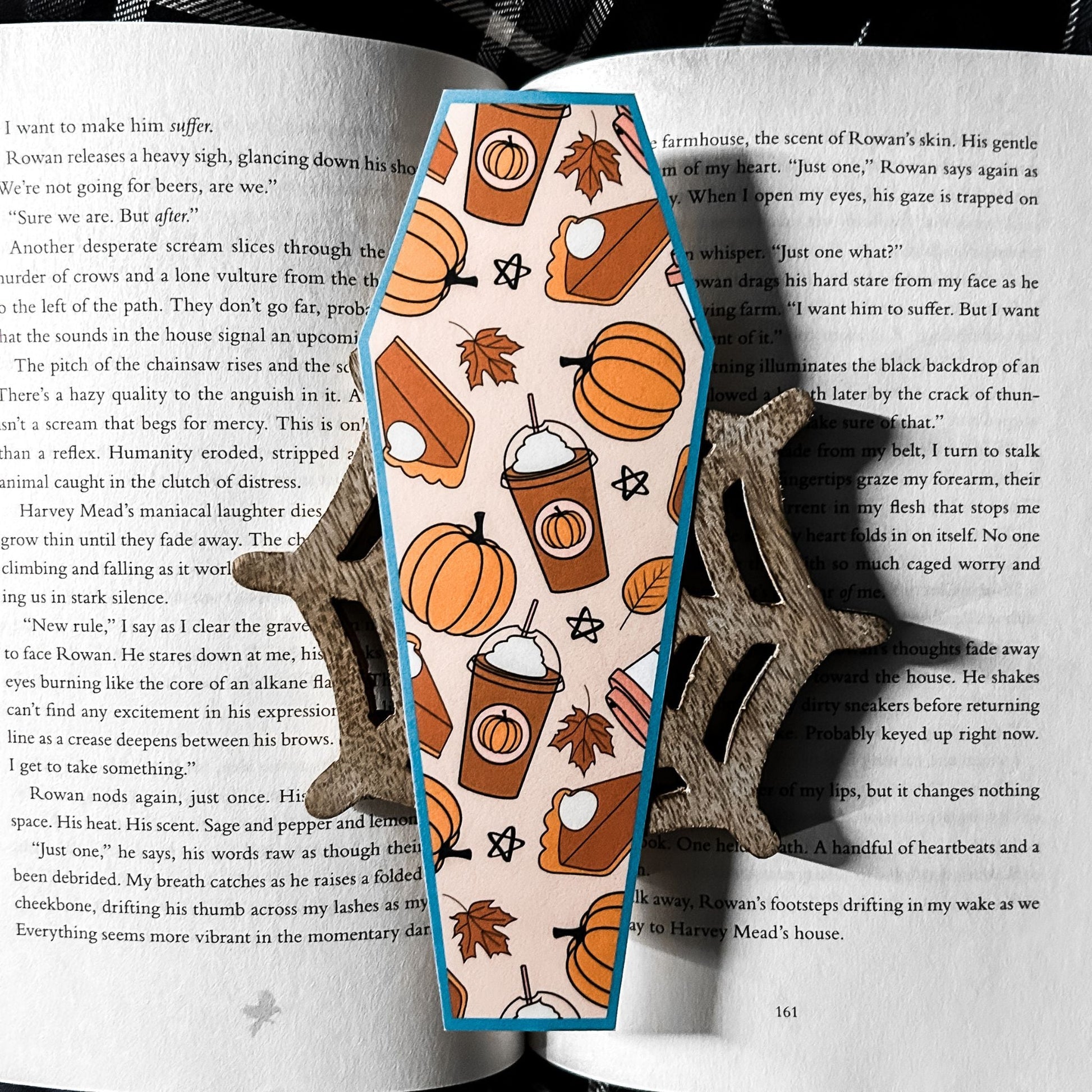The Pumpkin Spice Cafe Inspired Bookmark Cesarah's Spooky Shop