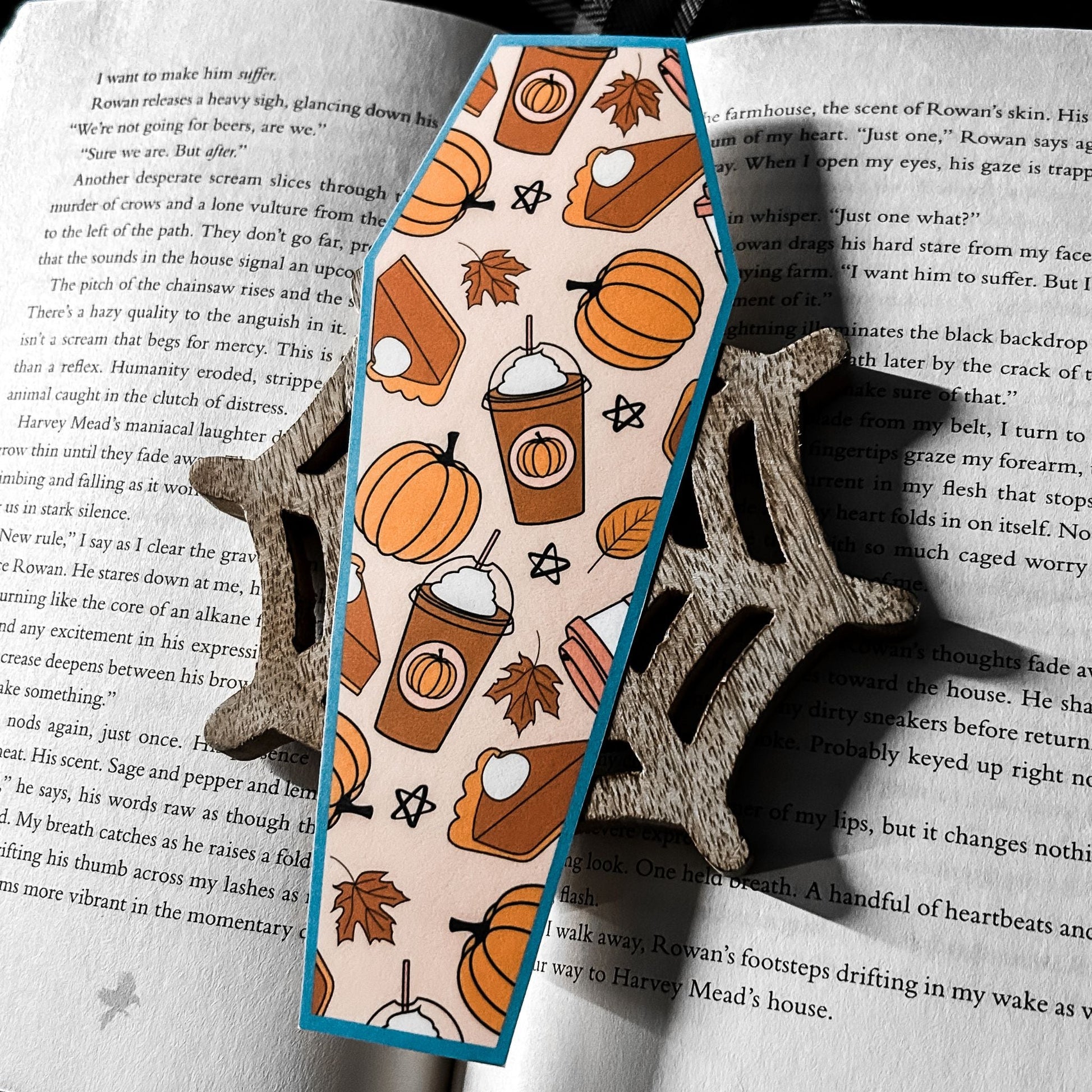 The Pumpkin Spice Cafe Inspired Bookmark Cesarah's Spooky Shop