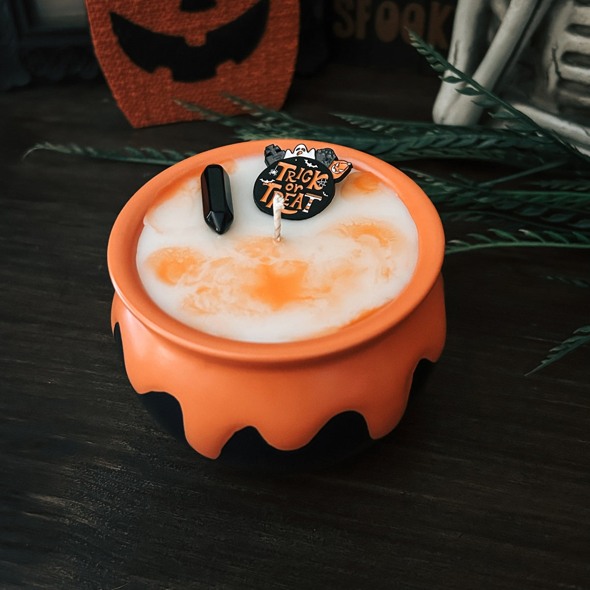 Halloween Cauldron Candle (Choose Scent)