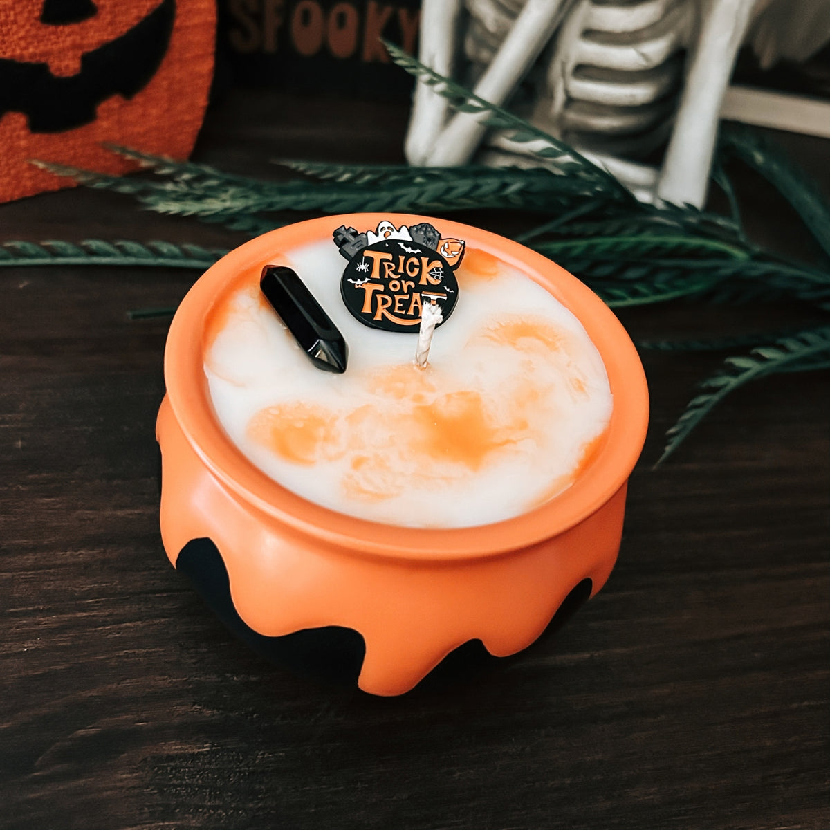Halloween Cauldron Candle (Choose Scent)
