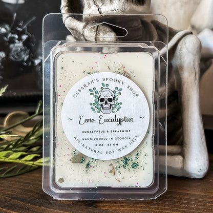 Eerie Eucalyptus Wax Melt (eucalyptus & spearmint) Cesarah's Spooky Shop