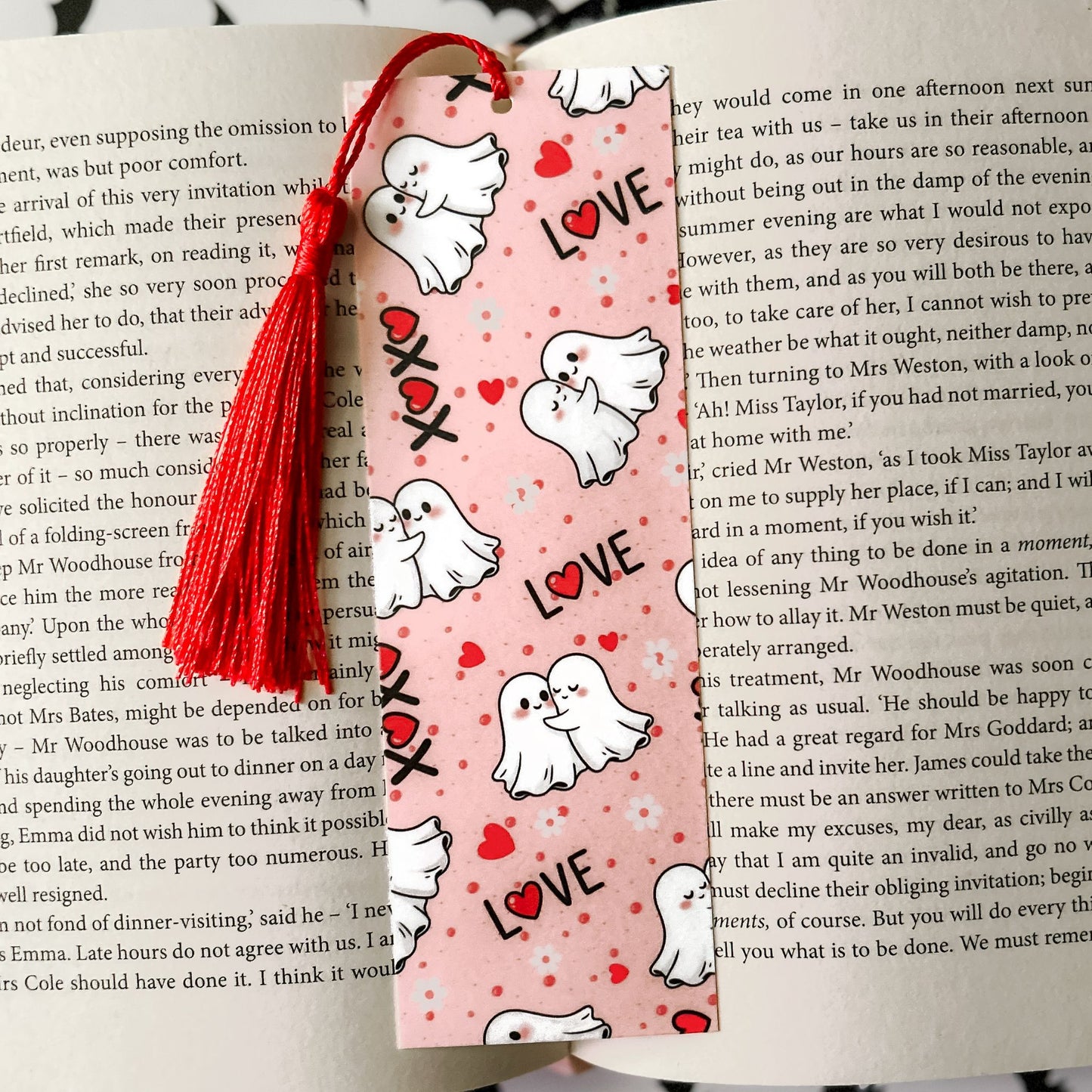 Valloween Ghosts Bookmark