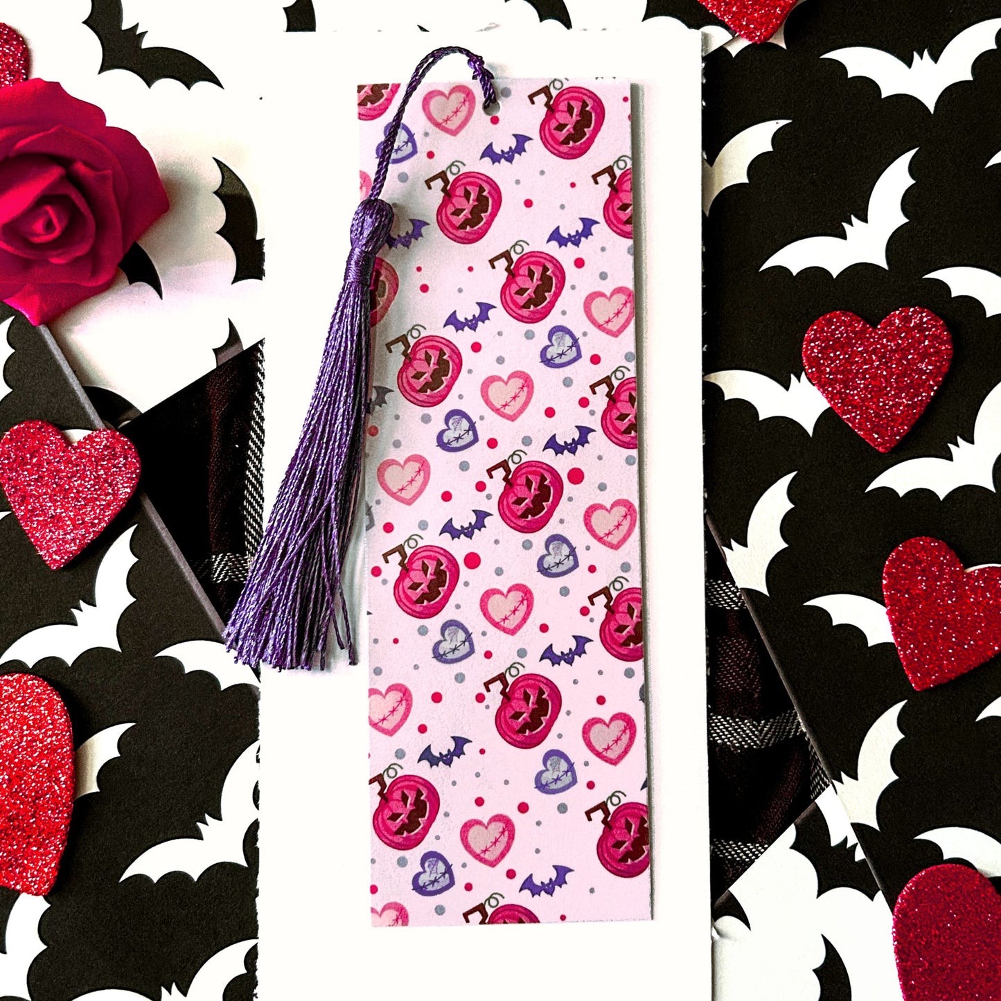 Valloween Pumpkins Bookmark