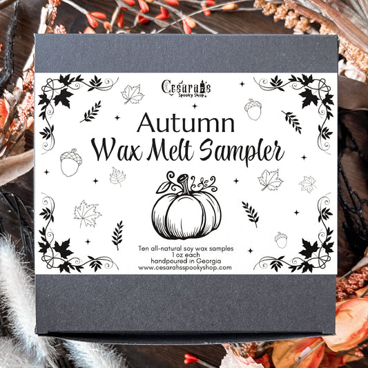 Halloween & Fall Wax Melt Sample Bundle (Copy) Cesarah's Spooky Shop