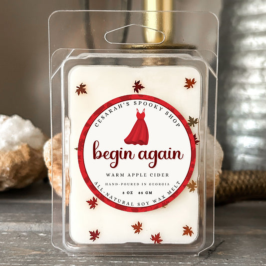 Begin Agian Wax Melt (warm apple cider) Cesarah's Spooky Shop