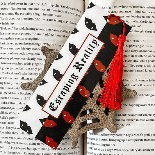 Escaping Reality Fangs Bookmark Cesarah's Spooky Shop