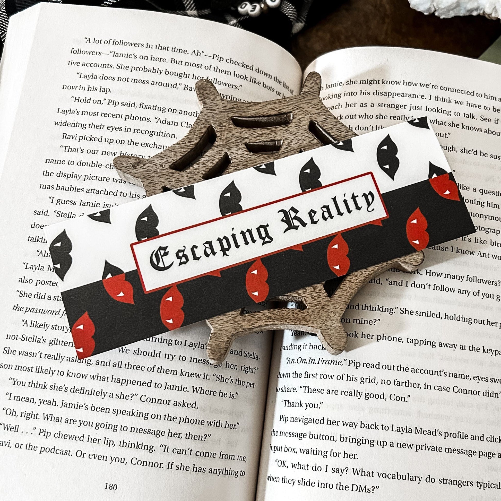 Escaping Reality Fangs Bookmark Cesarah's Spooky Shop
