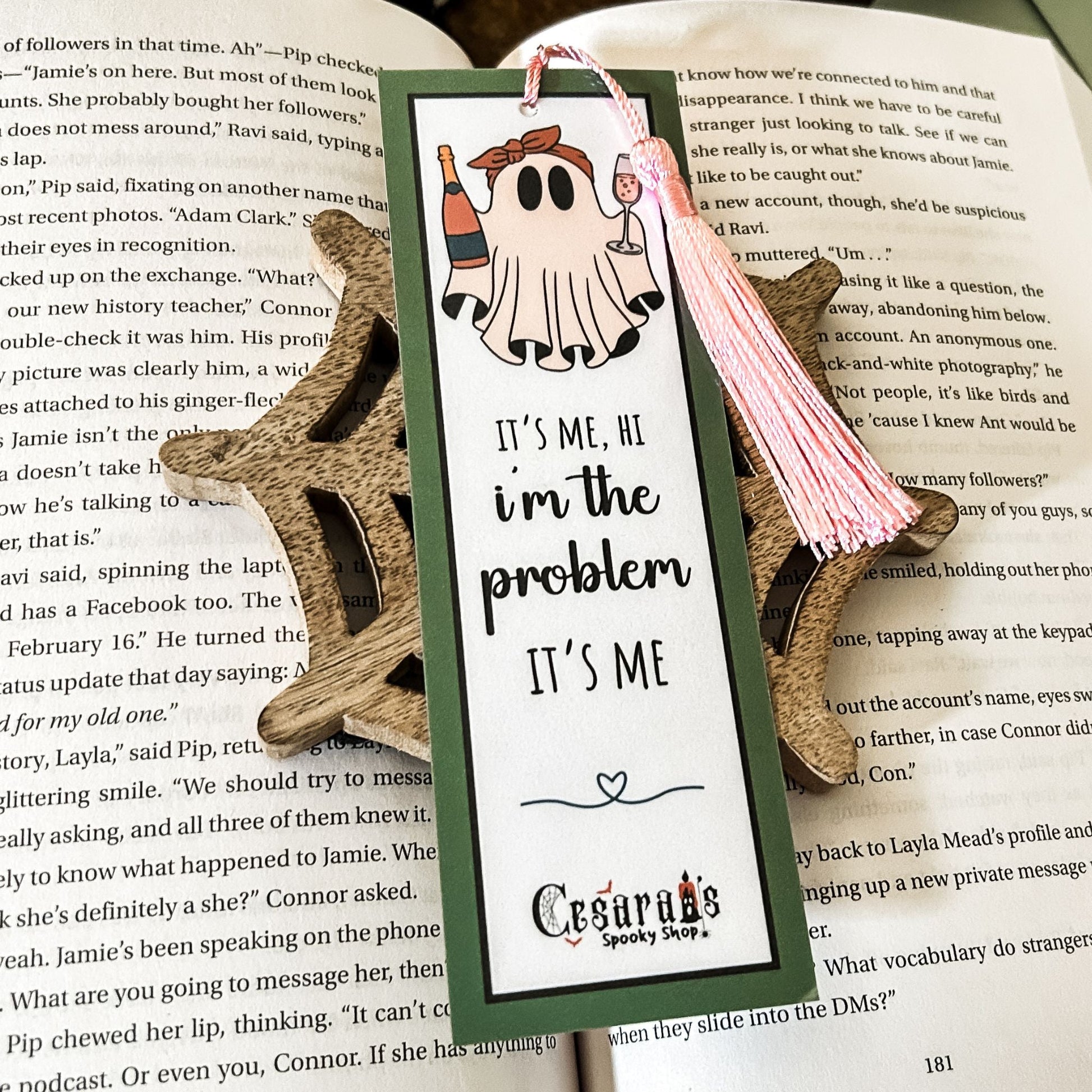 I'm the Problem Bookmark Cesarah's Spooky Shop