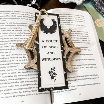 A Court of Smut & Wingspan Bookmark Cesarah's Spooky Shop