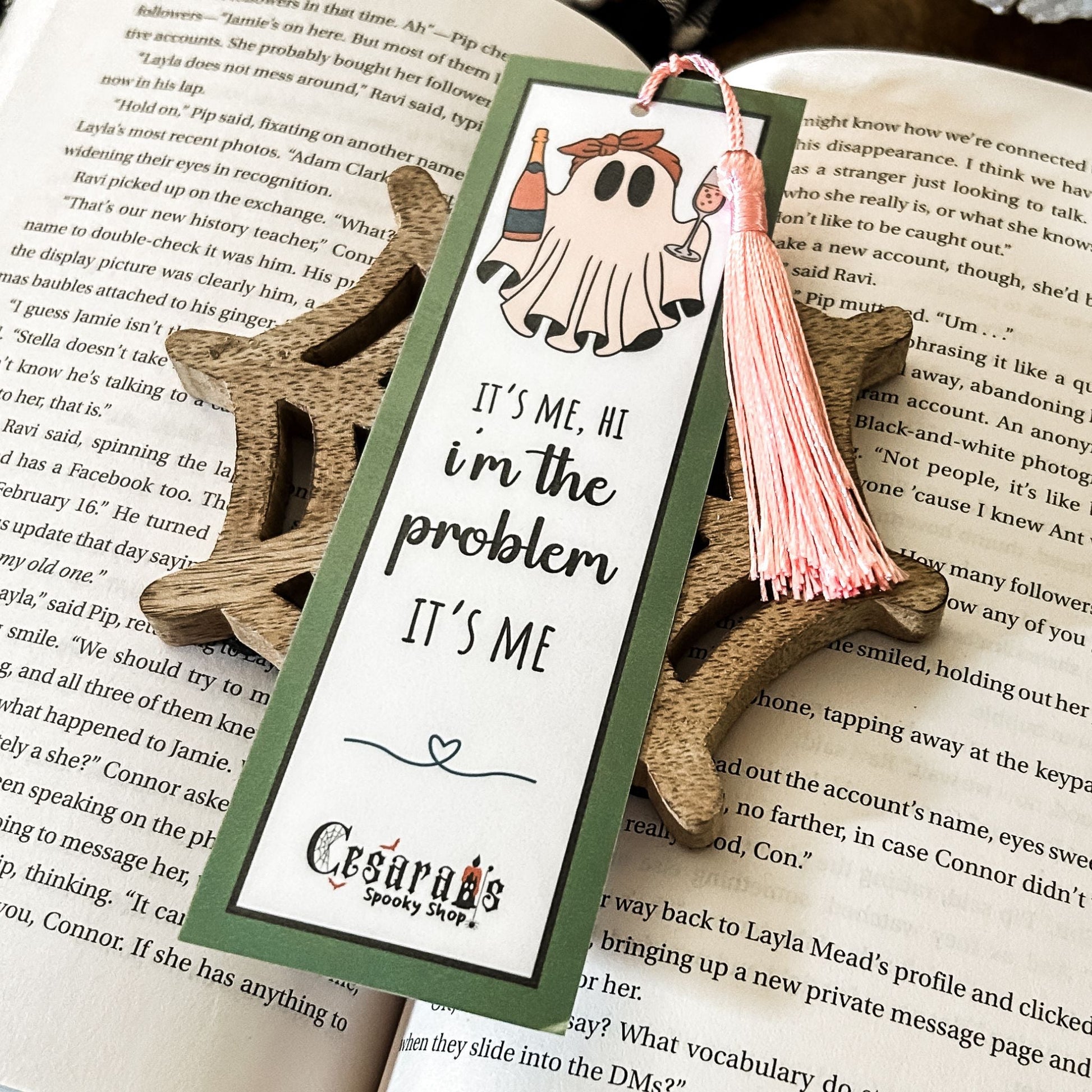 I'm the Problem Bookmark Cesarah's Spooky Shop