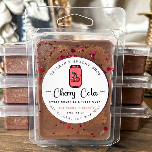 Cherry Cola Wax Melt (Sweet Cherries & Fizzy Soda Pop)