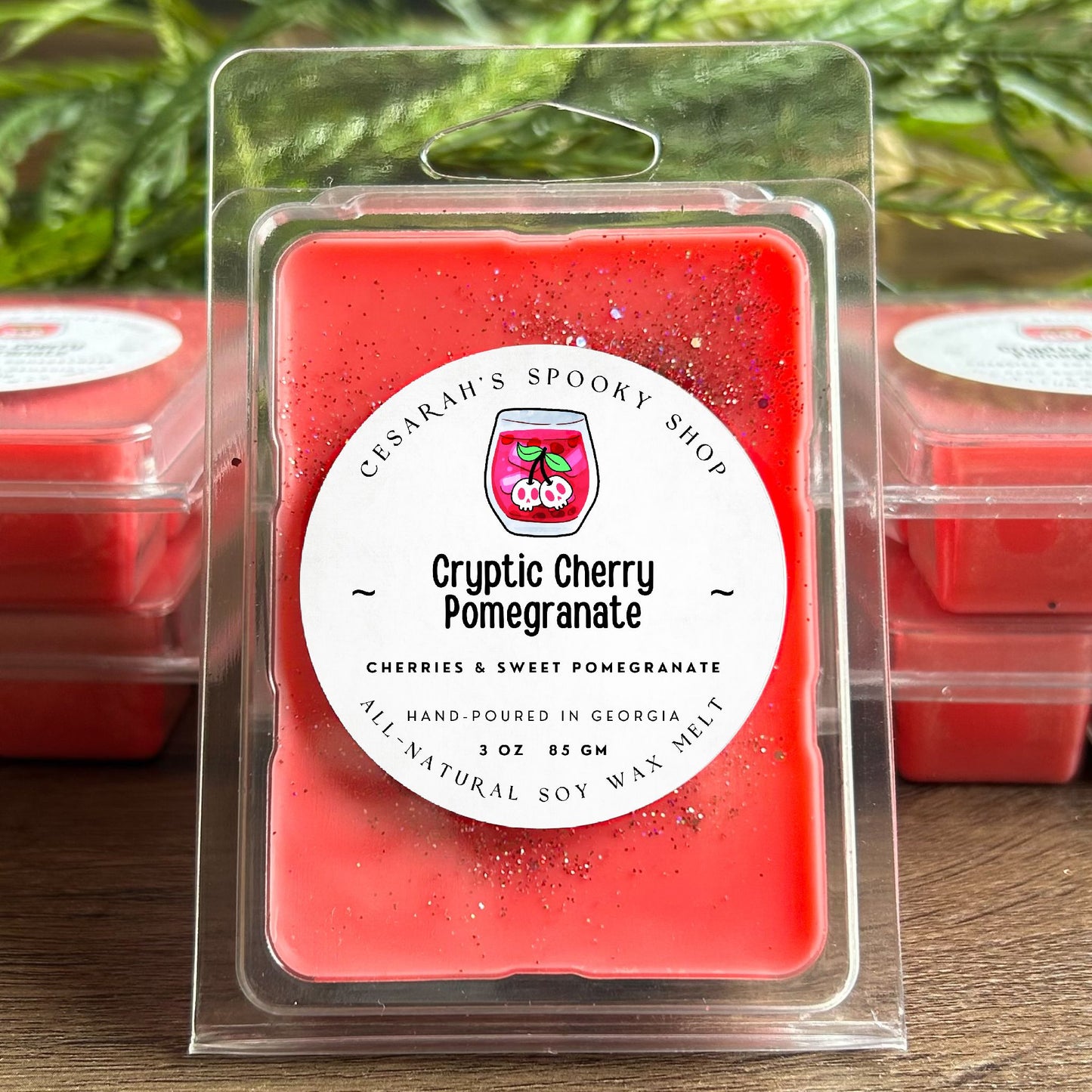 Cryptic Cherry Pomegranate Wax Melt (Cherries & Sweet Pomegranate) Cesarah's Spooky Shop