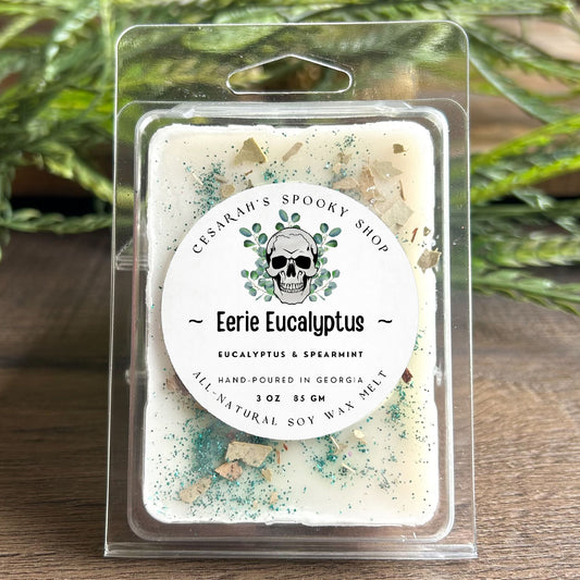 Eerie Eucalyptus Wax Melt (Eucalyptus & Spearmint) Cesarah's Spooky Shop