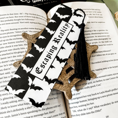Escaping Reality Bats Bookmark Cesarah's Spooky Shop