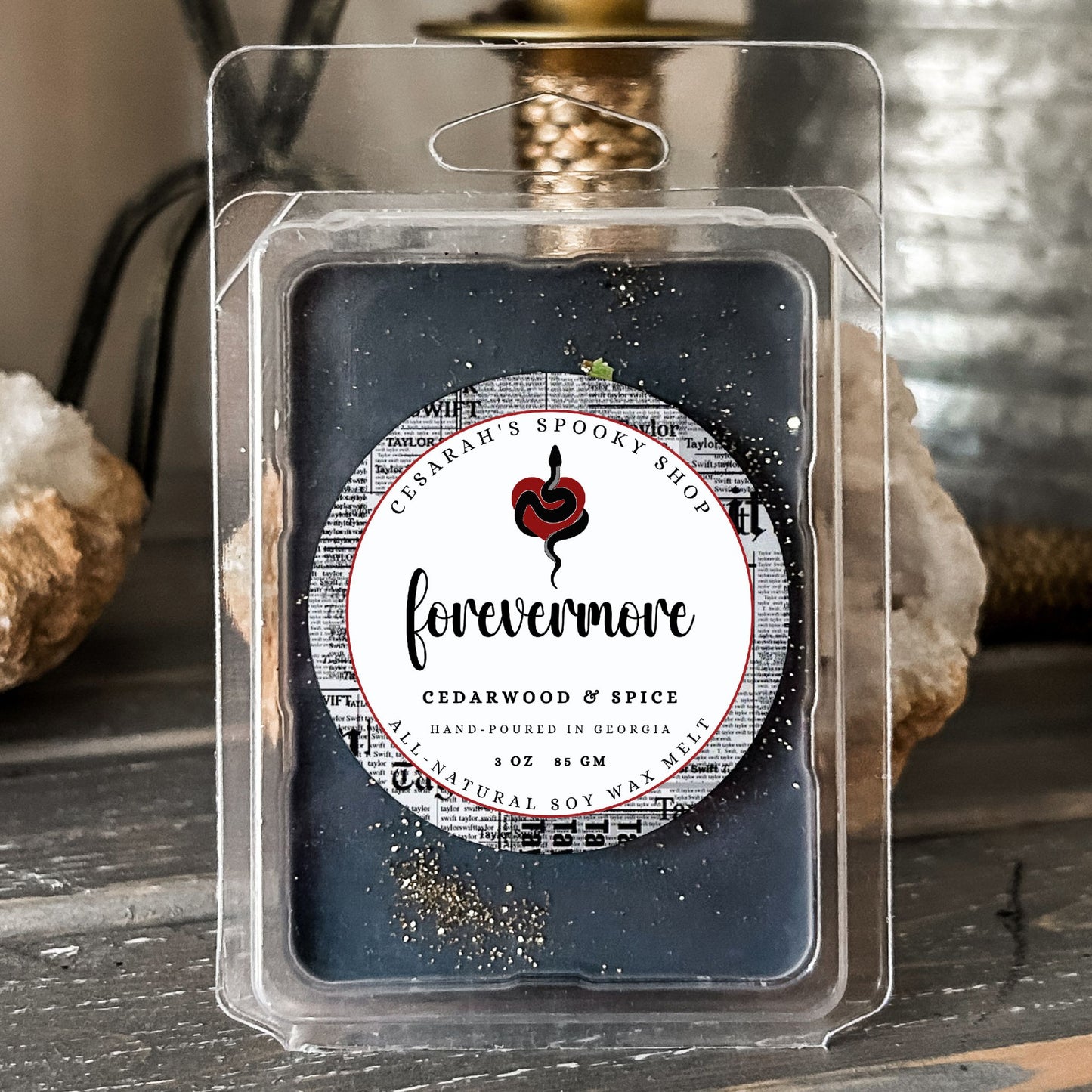 Forevermore Wax Melt (cedarwood & spice) Cesarah's Spooky Shop